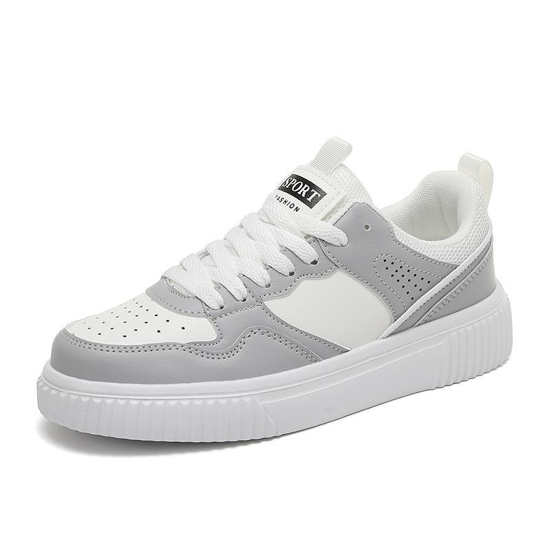 Cross-border board shoes new couple breathable little white shoes versatile shoes casual sports shoes thick baseplate shoes