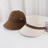 Solid Color Wide Brim Sun Hat Casual Duckbill Hat Peaked Cap Outdoor Beach Hat  Travel