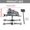 Iron Art Weather Vane Garden Stake Metal Decorative Weathervane for Outdoor Decoration Wind Direction Indication Tool