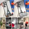 Red Umbrella Eiffel Tower Phone Case For Samsung Galaxy S25 Ultra S24 S23 Ultra S9 S10 S20 S21 S22 Plus S24 FE Cover