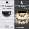 Solar-Powered Half-Circle Fence Lights Outdoor Wall Sconces Ambient Lighting Home Stair Lights Pillar Lights Outdoor Night Lights