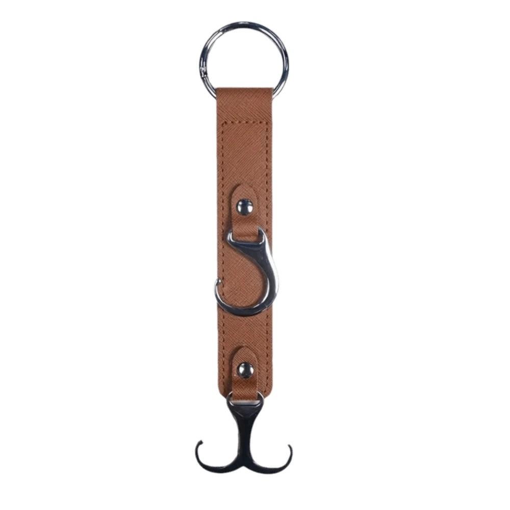 

Simple Car Seat Headrest Hooks Heavy-duty Automotive Storage Hanger Travel Camping коричневый