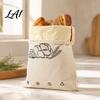 Wiederverwendbare Brottasche Bienenwachs Sauerteigtasche Hausgemacht mit Inlay Reißverschluss Gefriergeeignet Baumwolltasche Aufbewahrung