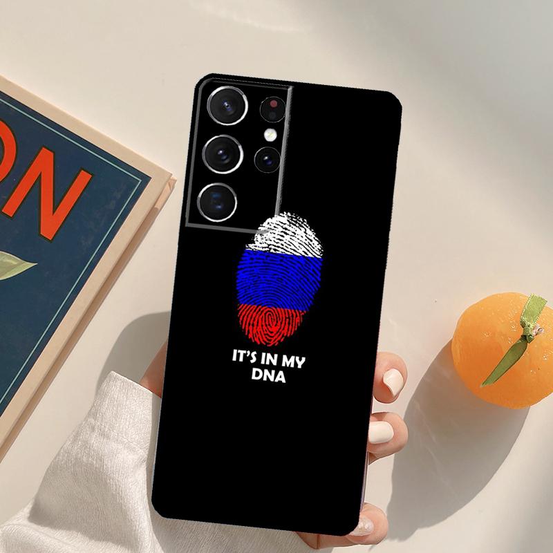 Russia Flag Phone Case For Samsung Galaxy S20 FE S21 S22 S23 Ultra Note 20 Note 10 S8 S9 S10 Plus Cover