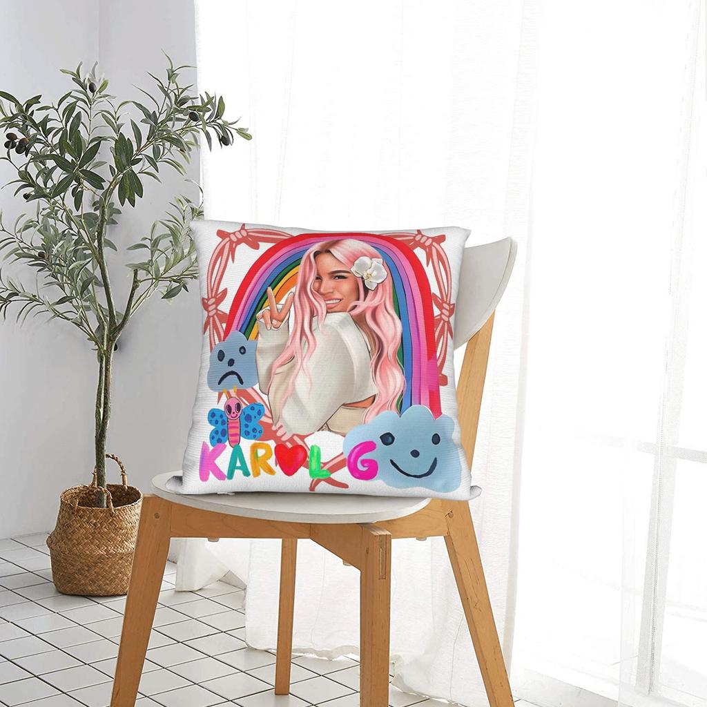 Manana Sera Bonito Karol G Music Pillowcase Printing Polyester Cushion Cover Decor Pillow Case Cover Bedroom Drop Shipping