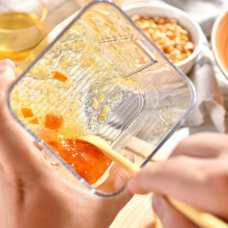 Silikon Mini Schaber Backen Doppelseitig Zwei in Eins Spatel Marmeladenglas Schaber Löffel Set