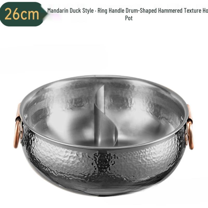 

ZISIZ Commercial Retro Divided Hot Pot