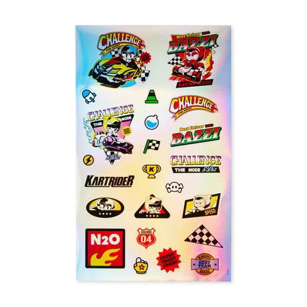 LINE FRIENDS Kart Rider Deco Sticker