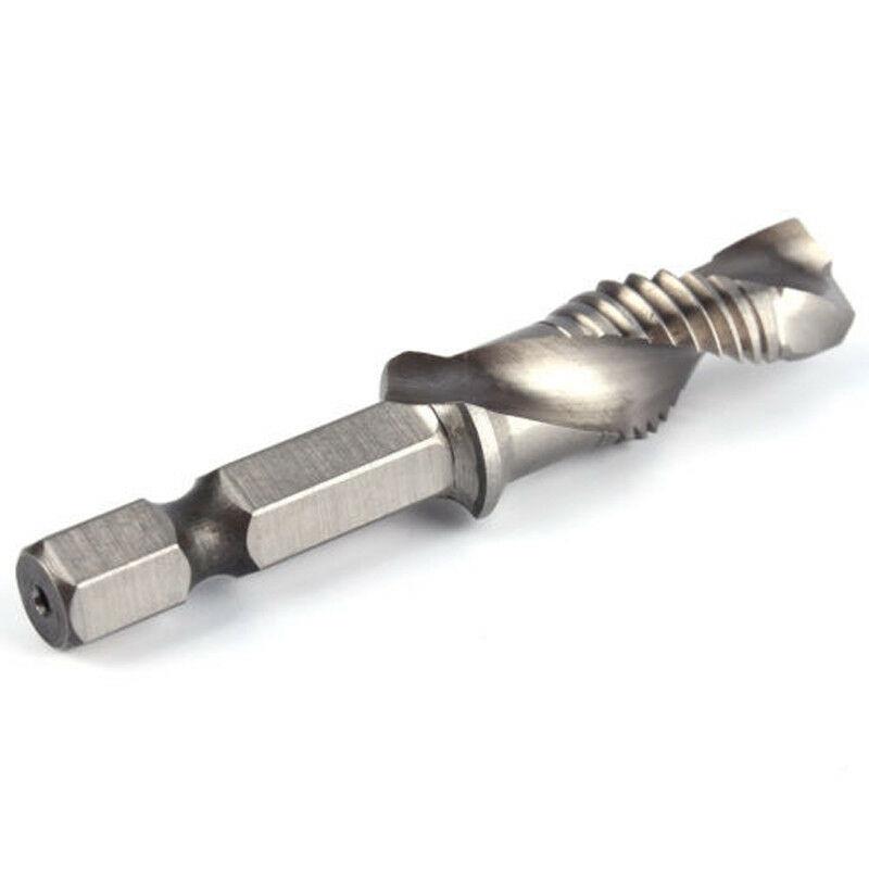 Premium Quality Hex Shank Titanium Plated Screw Thread Drill Bits Set Compound Tap Tool