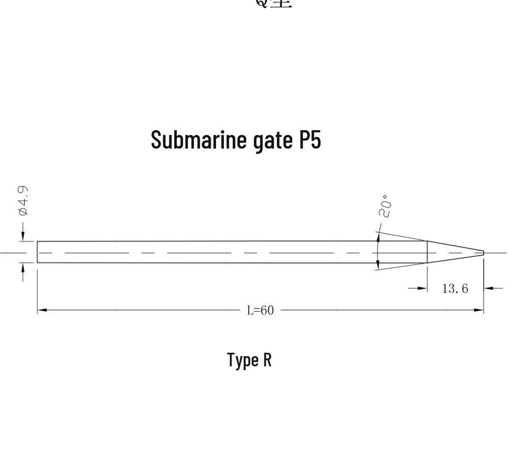 Fine Runner EDM Copper Electrode: Submerged Gate Purple Copper Rod