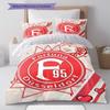 Fortuna Düsseldorf Bedding Quilt Set Quilt Cover Pillowcase Home Decoration Birthday Gift (1 * Duvet Cover + 2 * Pillowcase, Without Core)