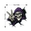 Halloween Ghost Face Car Stickers Animal Stickers Motorcycle Scratch Blocking Creative Body Stickers
