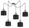 MODERN CEILING HANGING LAMP BLACK LED LAMP