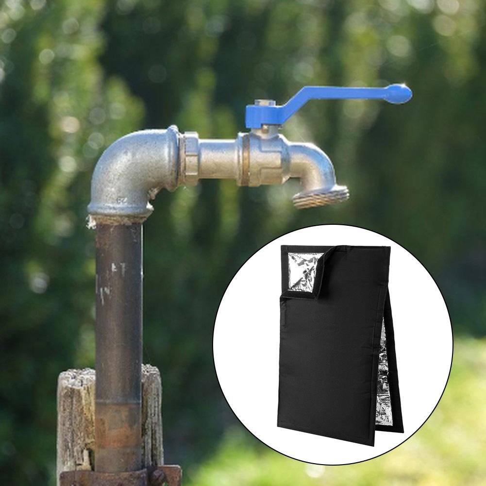 Outdoor winter faucet cover with waterproof Oxford cloth antifreeze protection dustproof fits standard faucets 64 by 35 cm