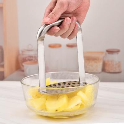 Manual Stainless Steel Mashed Potato Press, Mashed Potato Masher, Kitchen Tool