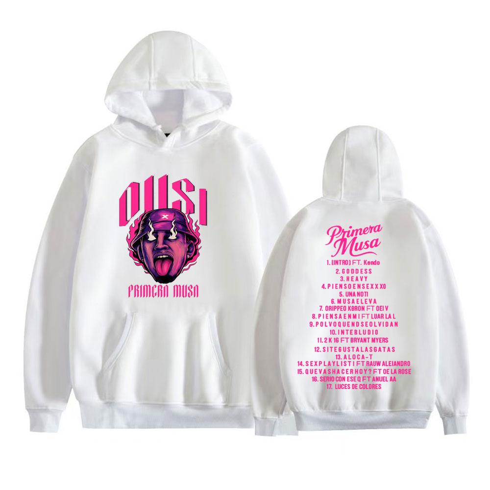 Rapper Omar Courtz Primera Musa Album Hoodies Men Women Fashion Hip Hop Style Sweatshirts Casual Long Sleeve Autumn Pullovers