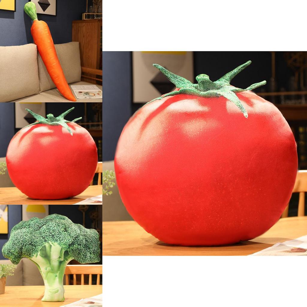 Cartoon Fruit Plush Cushion Pillow For Sofa Office Nap Soft Floral Design Gift For Kids