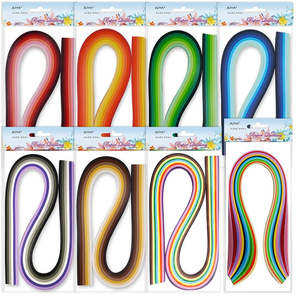 JUYA Quilling Kit 960 Sheets of Paper and 14 Tools Blue Tool Width 3mm