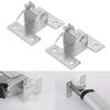 2 Pcs Linear Actuator Mounting Brackets, Silver Heavy Duty Metal Mounting Brackets For Linear Actuator