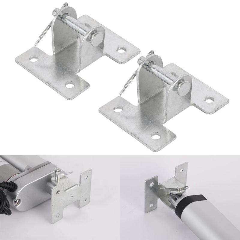 Robuste Linearantrieb Montagehalterungen 2 Stück Silber Stabile Metallhalterung für Autohebesystem Einfache Montage Verwendung