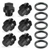 Waterproof Pool Pump Drain Pipe Caps set Corrosion Resistant Pool Pump Pipe Plug set Suitable for Indoor & Outdoor Pool