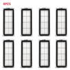Hepa Filter Main Side Brush Spare Parts For Midea V12 Pro Sweeping Robot Vacuum Cleaner Dust Bag Mop Pad Home Accessories