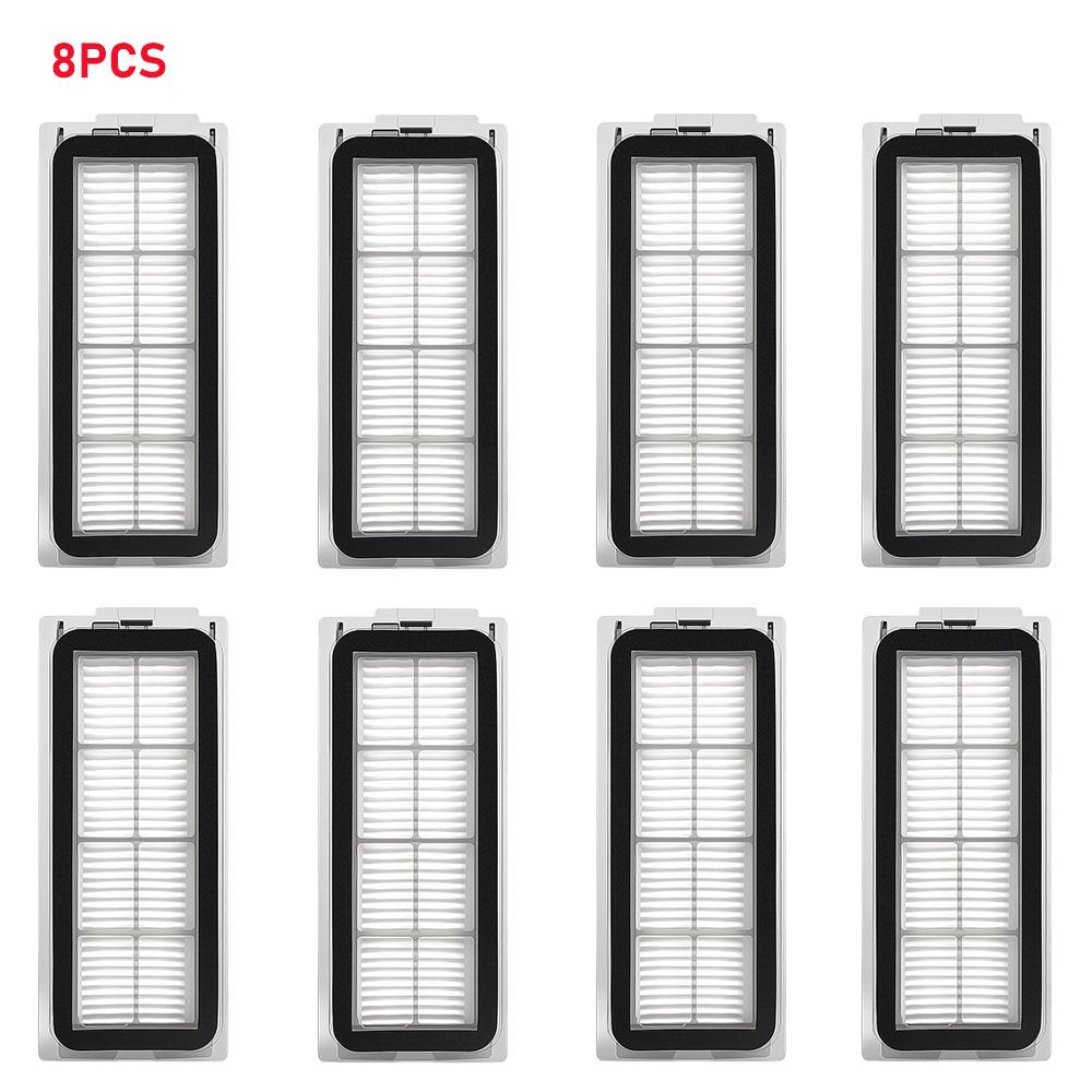 Hepa Filter Main Side Brush Spare Parts For Midea V12 Pro Sweeping Robot Vacuum Cleaner Dust Bag Mop Pad Home Accessories