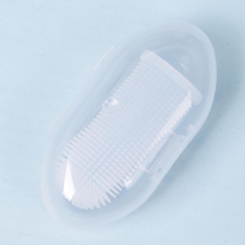 Kit Spazzolino Dita in Silicone per Animali Domestici - per Cani e Gatti - Cura Anti-Tartaro delle Gengive e dei Denti