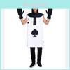 Alices Adventures In Wonderland The King Of Hearts Halloween Costume With Soft Polyester Fabric For Teens And Adults