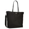 Tory Burch Tb Virginia Commuter Large Capacity Fabric Tote Bag Shopping Crossbody Shoulder Bag Women Tote Black 85063-001