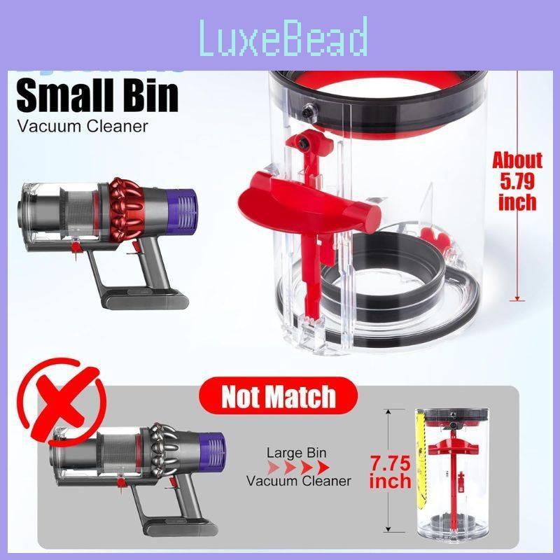 Für Dyson V10 Sv12 Staubsauger Staubbehälter mit ABS-Material und manueller Steuerung zur Heimreinigung