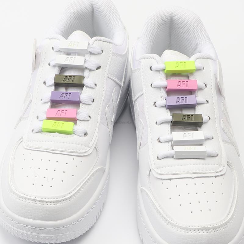 New Luminous Shoe Charms Sneaker Laces Buckle Metal Round Shoelaces AF1 buckle Shoe Decorations Air Force one Shoes Accessories