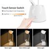 LED Rechargeable Touch Dimmable Desk Lamp with Flexible Neck and Pen Holder for Office Study Bedroom Lighting