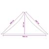 Sun Sail Yellow 7 X 5 X 5 M HDPE