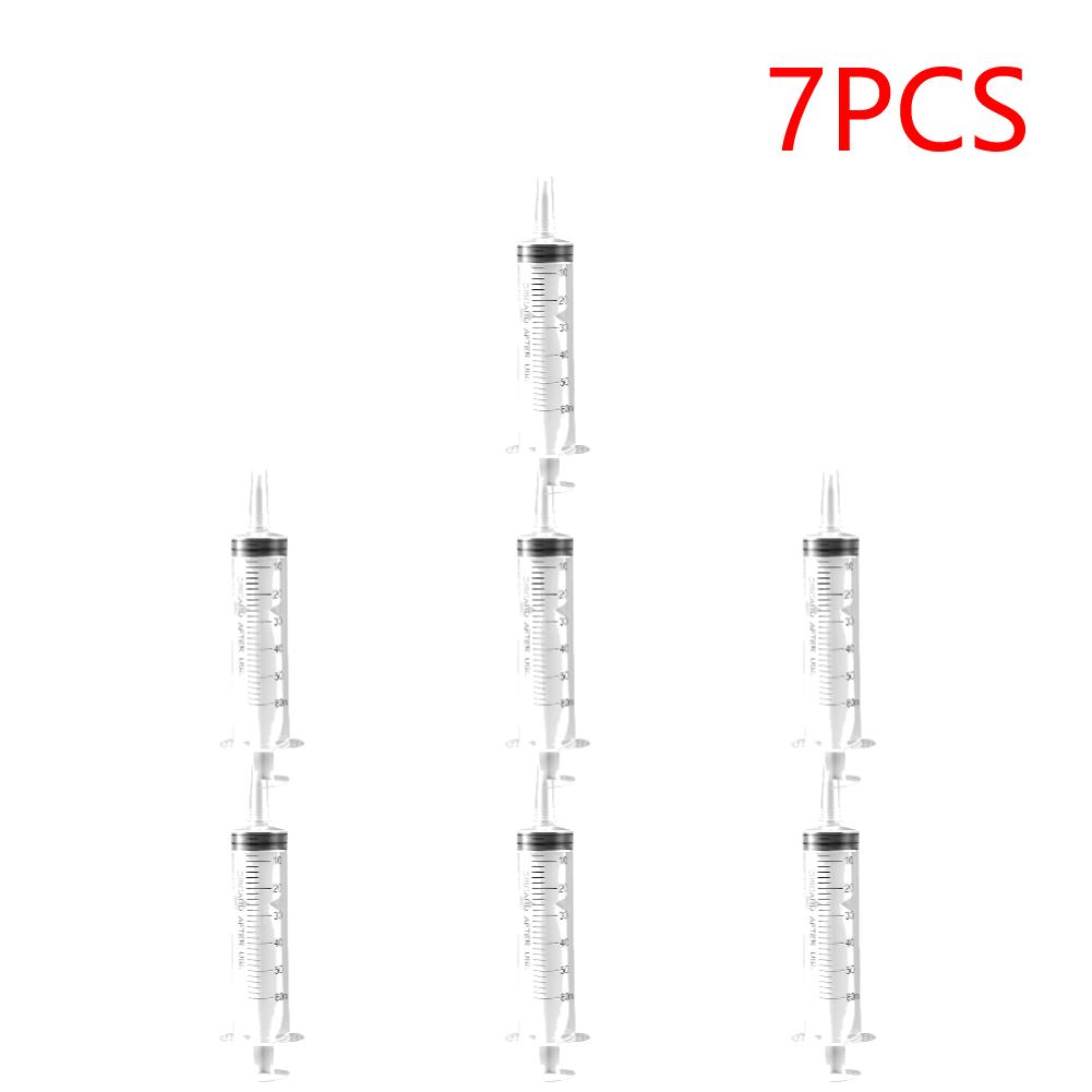 60ml Reusable Pump Glue Filling Enema Syringe Nutrient Sterile Health Without Needle Watering Refilling for Animal Food Feeding