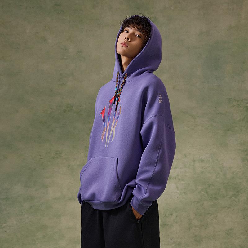 Anta Irving Collection Sweatshirt Unisex Purple 172611706S-4
