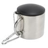Camping Coffee Mug 110ml Heat Preservation Stainless Steel Teacup with Connection Buckle for