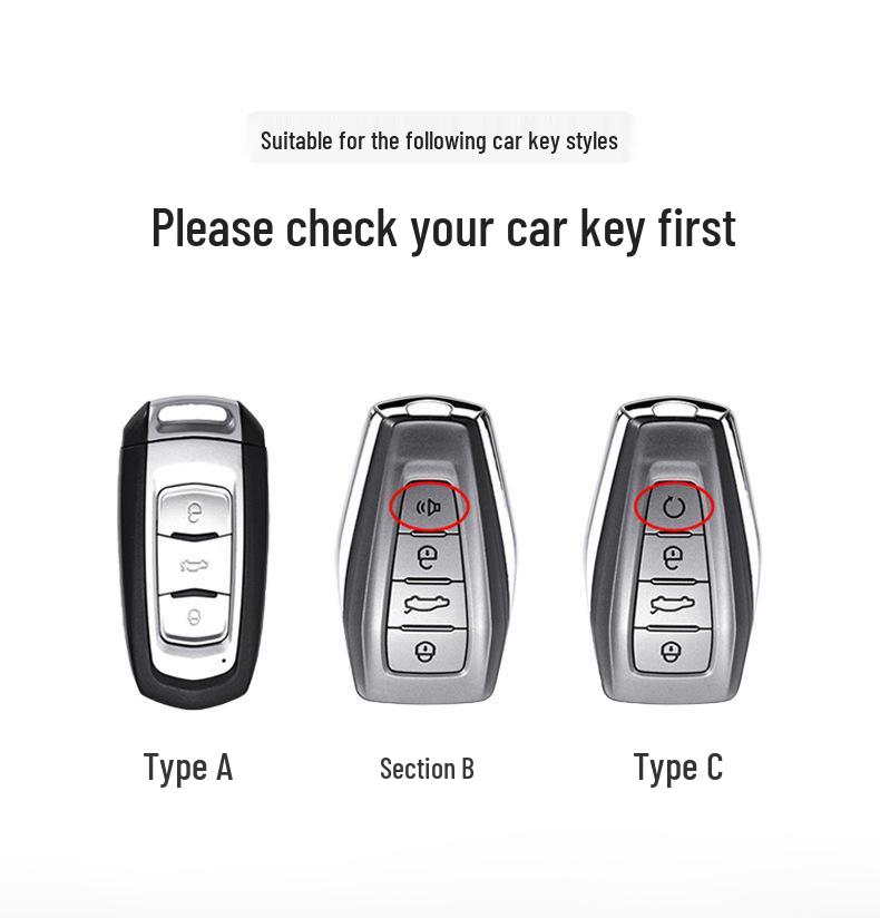 Geely Key Case for Binyue, Boyue, Emgrand GL, Binrui, Borui, Xingrui, Xingyue - Women's Design