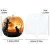 Halloween Devil Pumpkin Elf Skull Candle Silicone Mold Dead Tree Crow Bat Pumpkin Skull Candle Molds Resin Gypsum Craft Mould