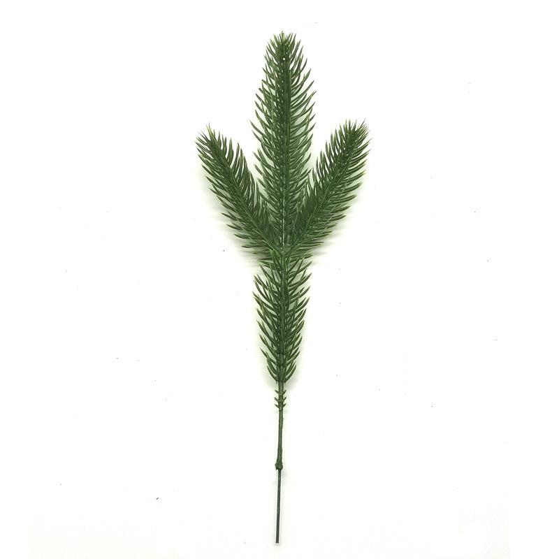 Simulation Pine Needles, Three-Pronged Three-Dimensional Pine Needles, Bonsai Ornament, Wreath Accessories, Double-Sided Pine Branches