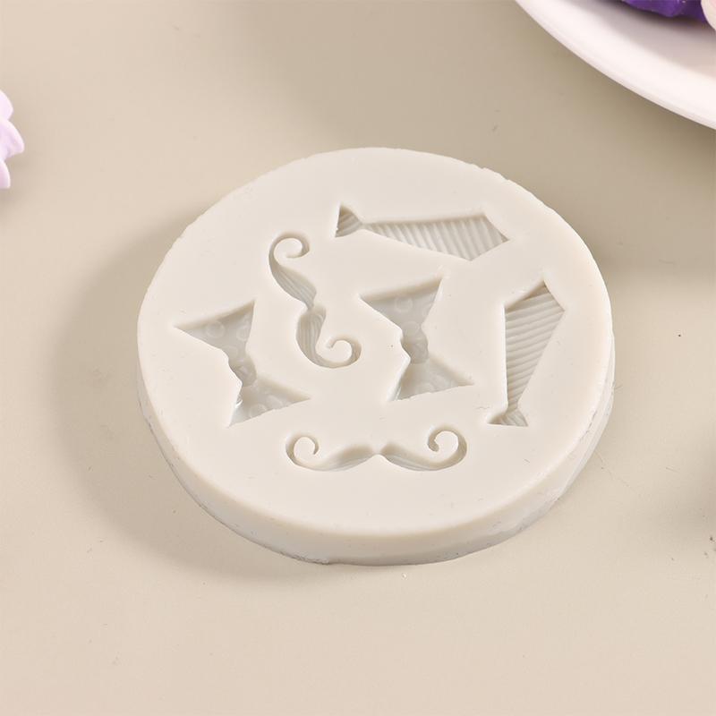 1ks Mašle Pryskyřičné Formy Silikonové Fondánové Formy Nástroje pro Zdobení Dortů Cukrářské Kuchyňské Pečicí Příslušenství Nástroje na Dorty