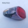 Plastic Solar Energy Bicycle Taillight 82*42mm Night Cycling Cycling Rear Light
