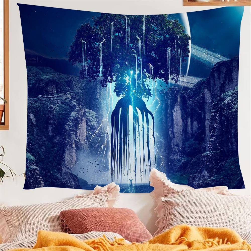 Tree of Life Hanging Bohemian Tapestry Bohemian Wall Tapestries Mandala Kawaii Room Decor