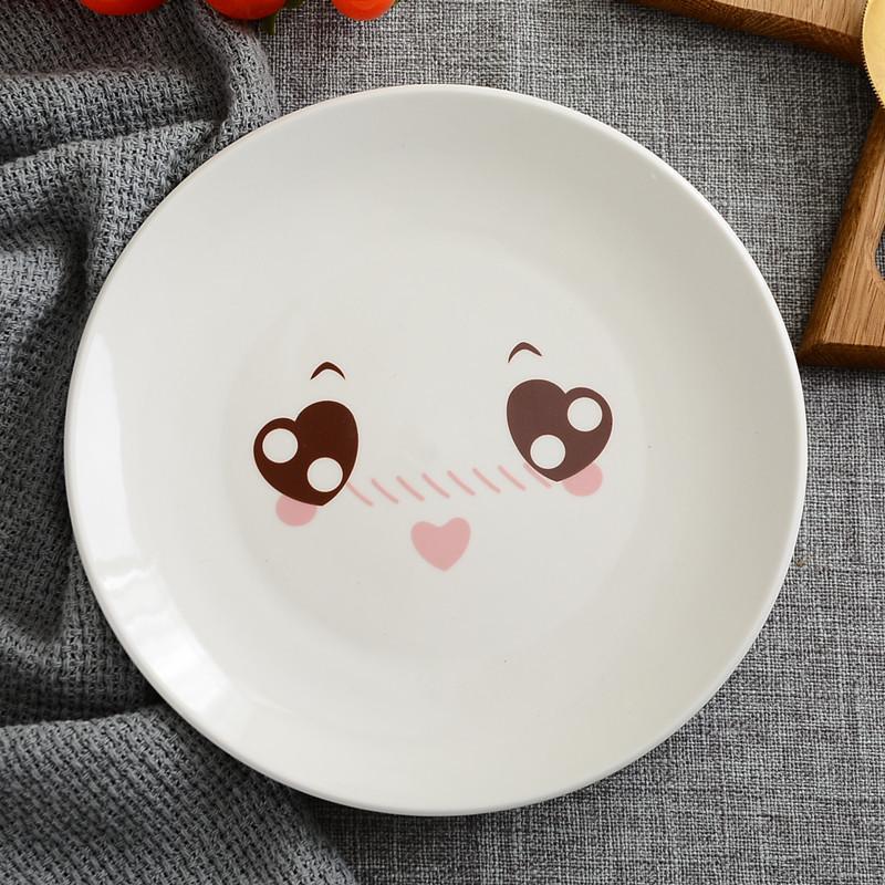 Ceramic Round Steak Plate Set - Customizable with Logo