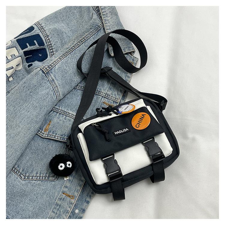 2025 Spring New Messenger Bag Small Bag Japanese Trendy Brand Casual Versatile Student Mobile Phone Bag Small Satchel Women