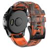 For Garmin Fenix Enduro/Tactix Delta/Tactix 7 Pro Printed Pattern Watch Band Soft Silicone 26mm Quick Release Wristband Strap