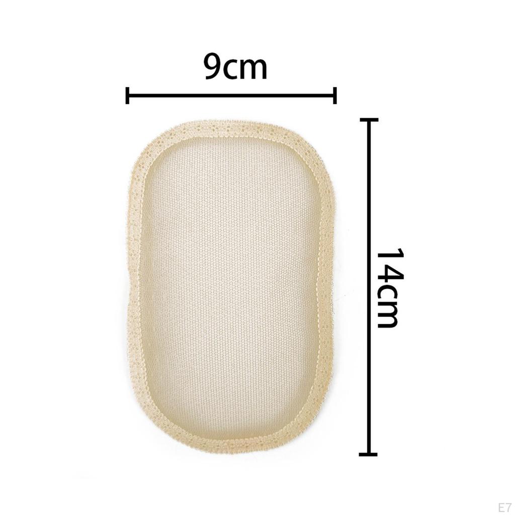 Haarnetz, Perückenunterseite, atmungsaktiv, elastisch, weiches Netzgewebe, für Haarteile zur Herstellung von Dutts