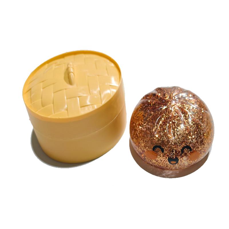 

Glitter Crystal Dumpling Squishy Box Sensory Squeeze Toy for Stress Relief Colorful Glittery Dough Ball Fidget Toy Gift Present