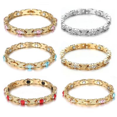 Kolczyki Modna Magnetyczna Bransoletka Damska Złota Diamentowa Magnetyczna Bransoletka Niszowy Trend Biżuteria
