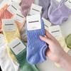 5 Pairs of New Female Spring and Summer Sweet Short Boat Socks